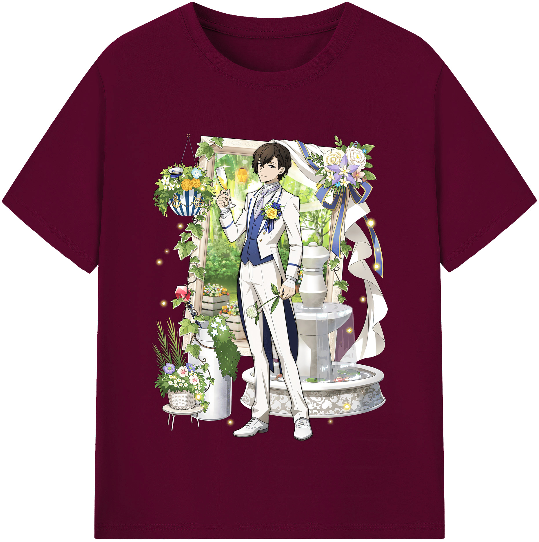（画像用） 文豪ストレイドッグス Bungo Stray Dogs レディースカジュアルプリントTシャツ（綿100％）